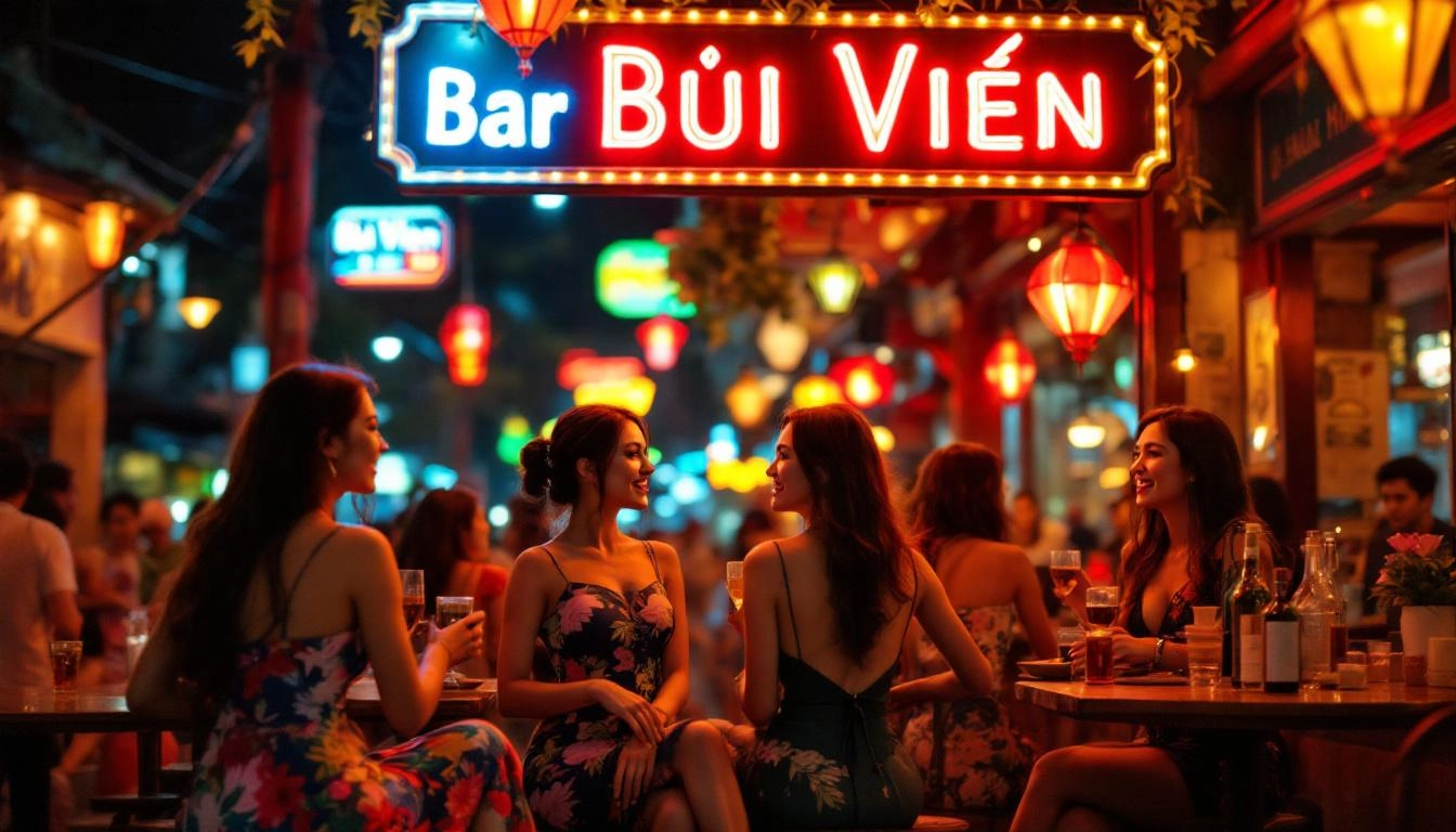 Bui Vien Walking Street — Bars in Ho Chi Minh